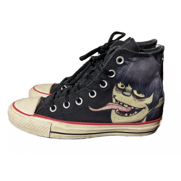 Converse Gorillaz X Chuck Taylor All Star  Murdoc Mens Sz 4 Womens 6 RARE black - Picture 5 of 16